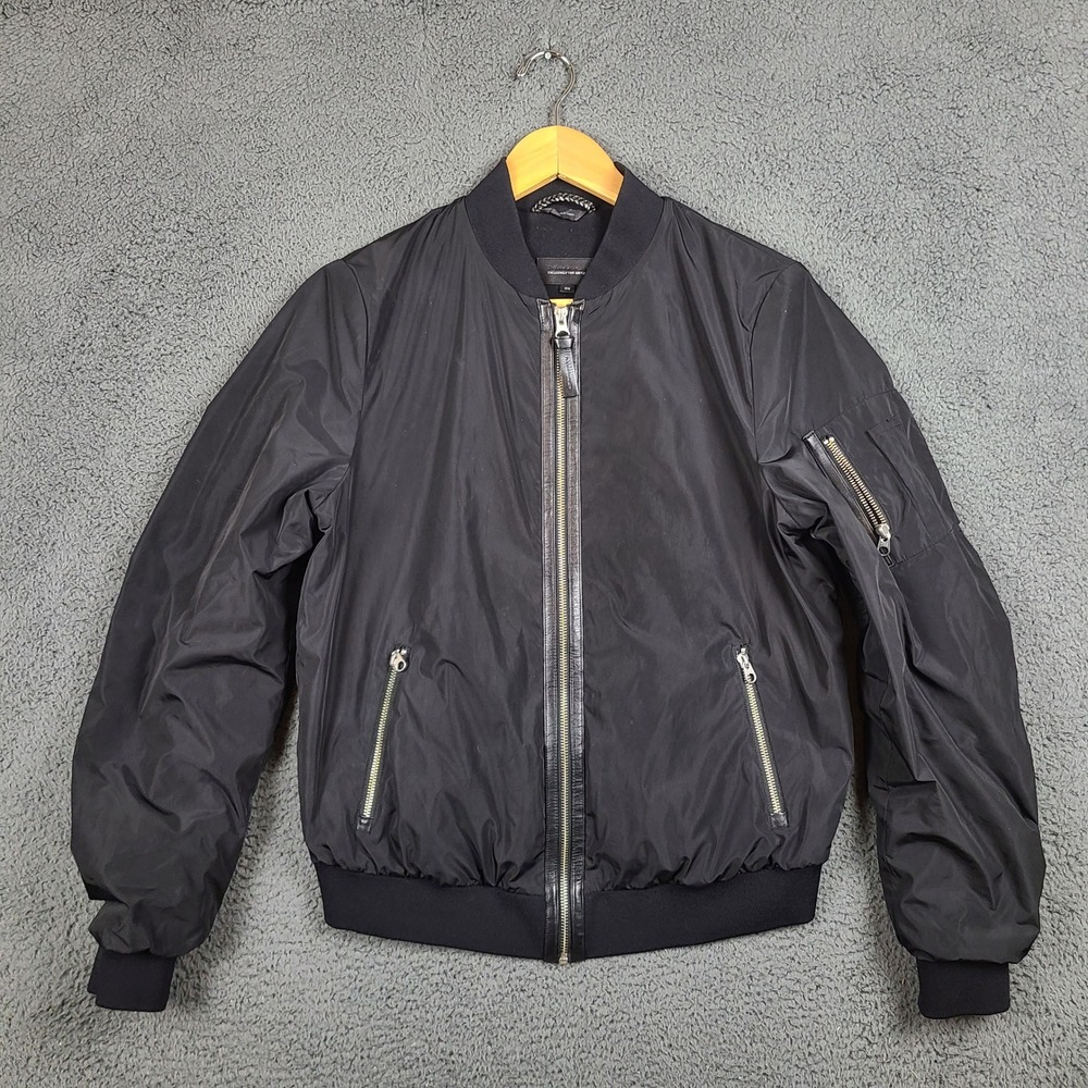 Mackage for Aritzia Womens Size Medium Black Cara Bomber Jacket